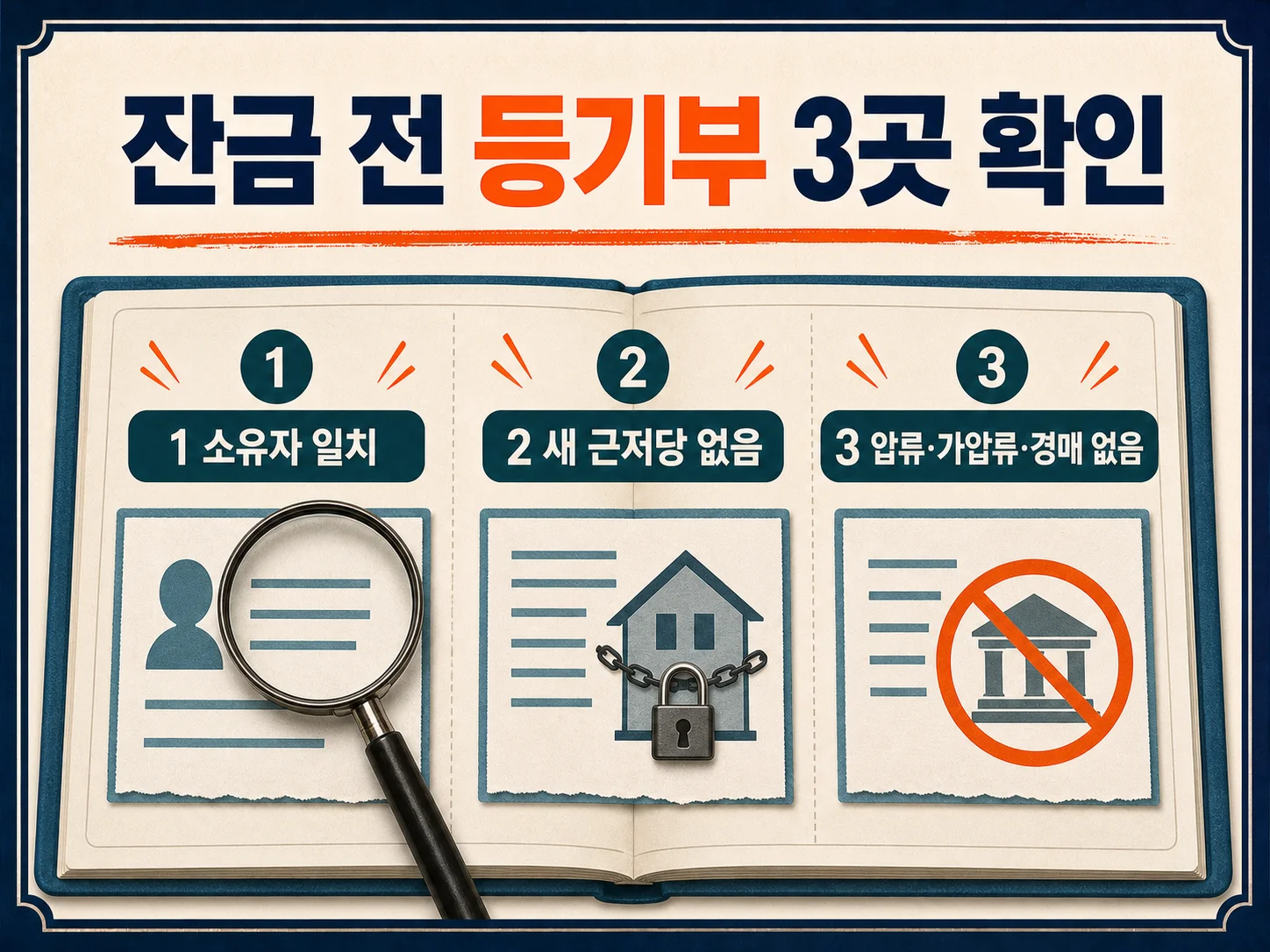 등기부등본 재열람으로 근저당권과 압류 여부를 확인하는 잔금 전 점검