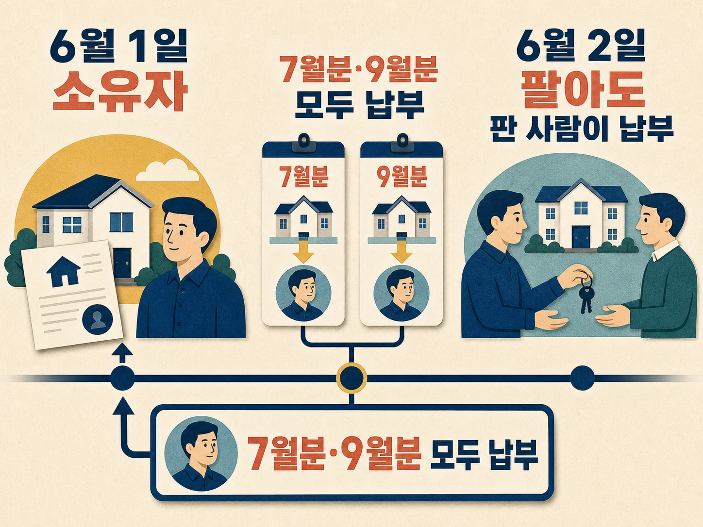 6월 1일 재산세 과세기준일과 소유권 이전 시점