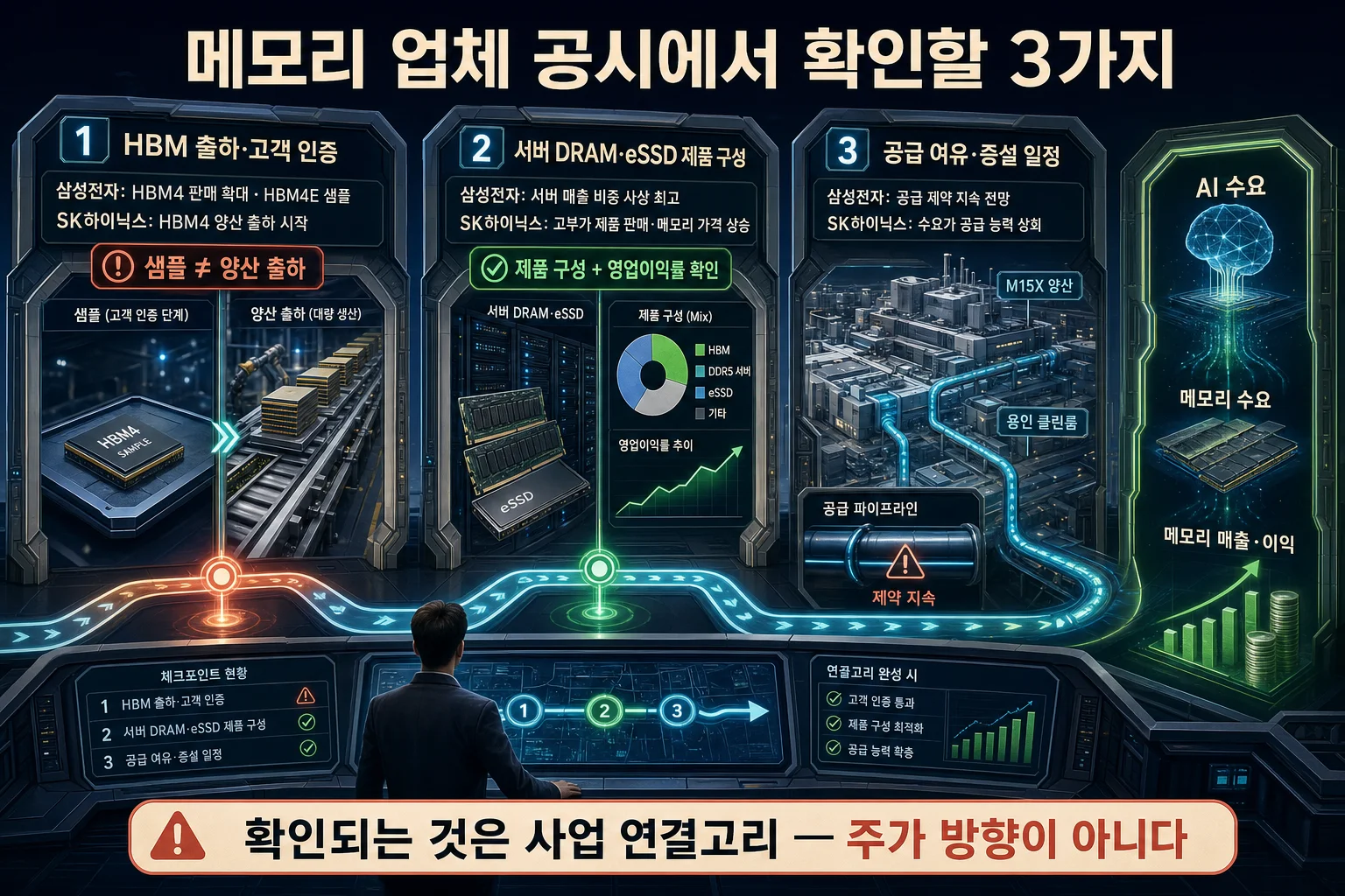 삼성전자·SK하이닉스 HBM4 출하와 메모리 증설 일정