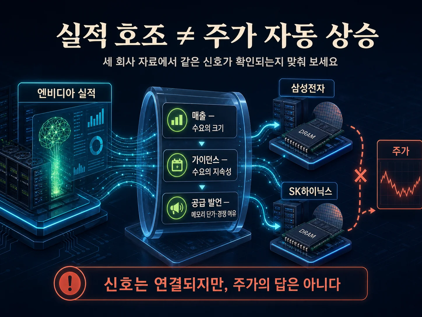 엔비디아 실적과 삼성전자·SK하이닉스 주가 연결고리