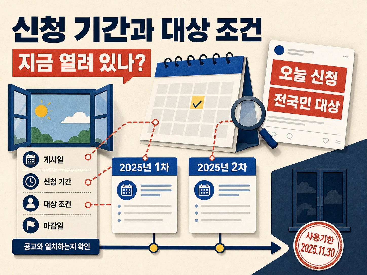 민생회복 소비쿠폰 신청 기간과 대상 조건 확인 방법