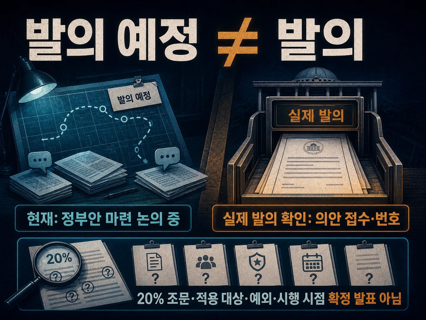 디지털자산법 정부안의 발의 예정과 공식 발의 단계 구분