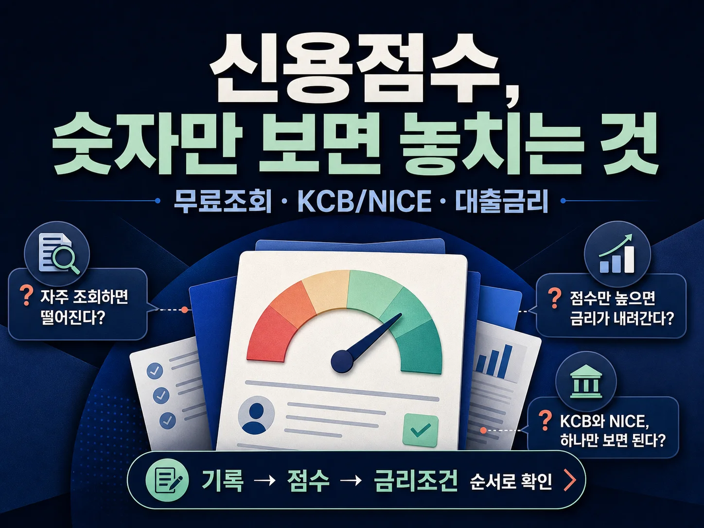 신용점수 조회와 대출 금리 관리 핵심 가이드