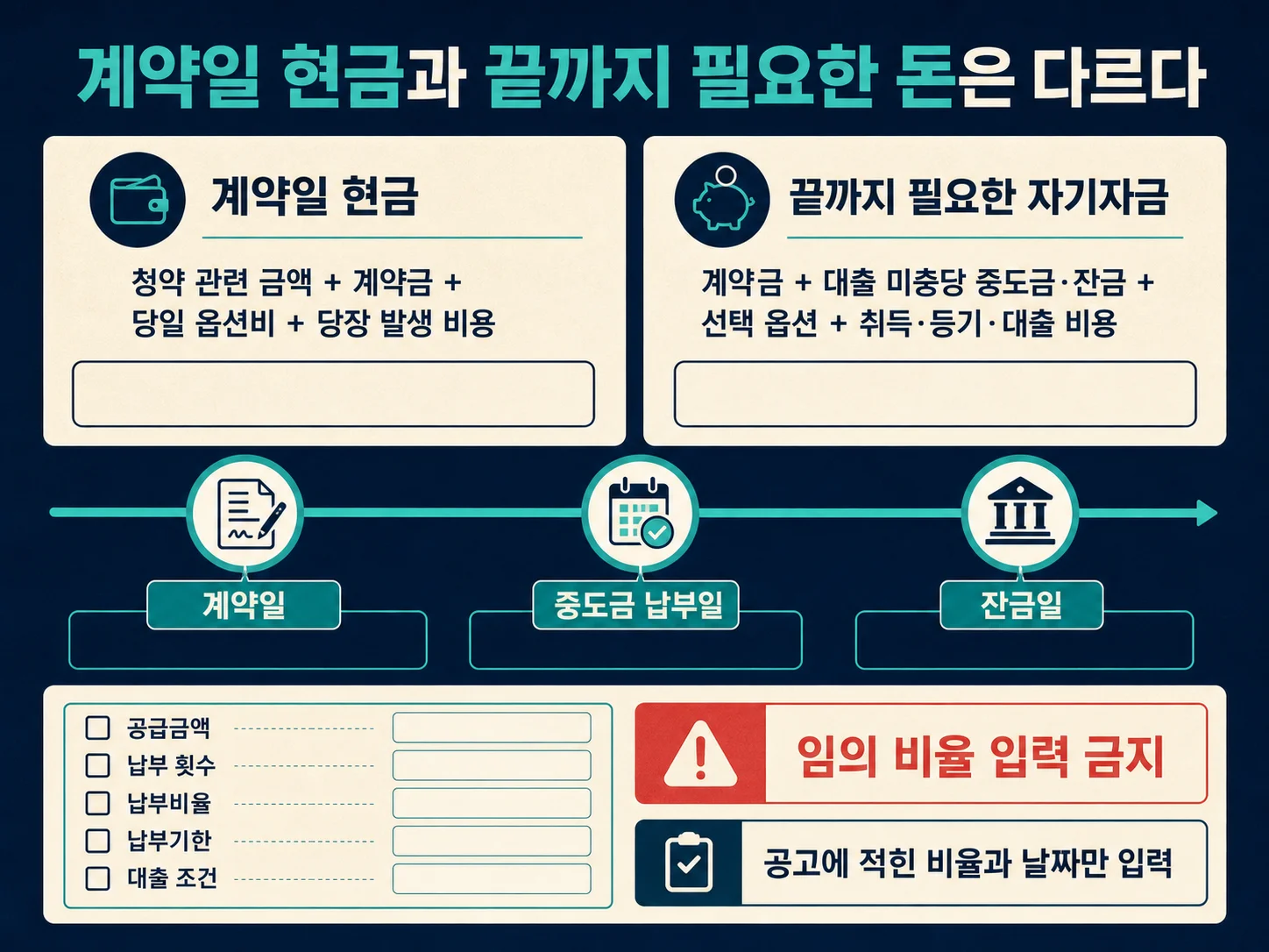 힐스테이트 송파더그리드 계약금 중도금 잔금 납부표 확인