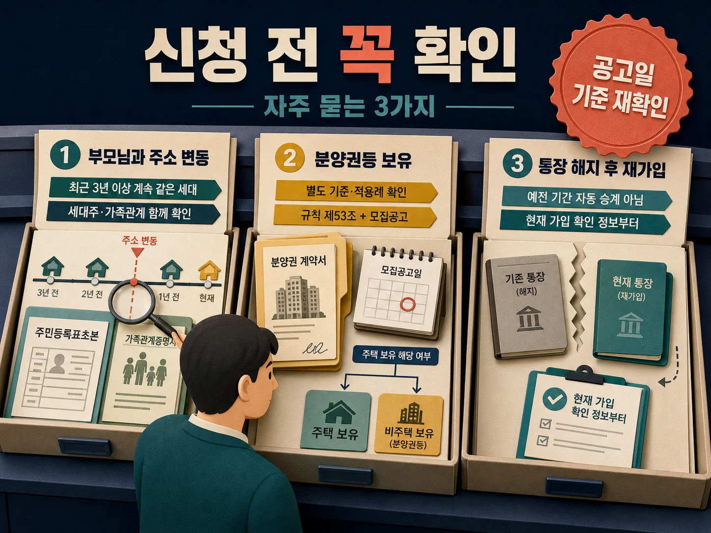 청약가점과 무주택세대구성원 관련 자주 묻는 질문 정리