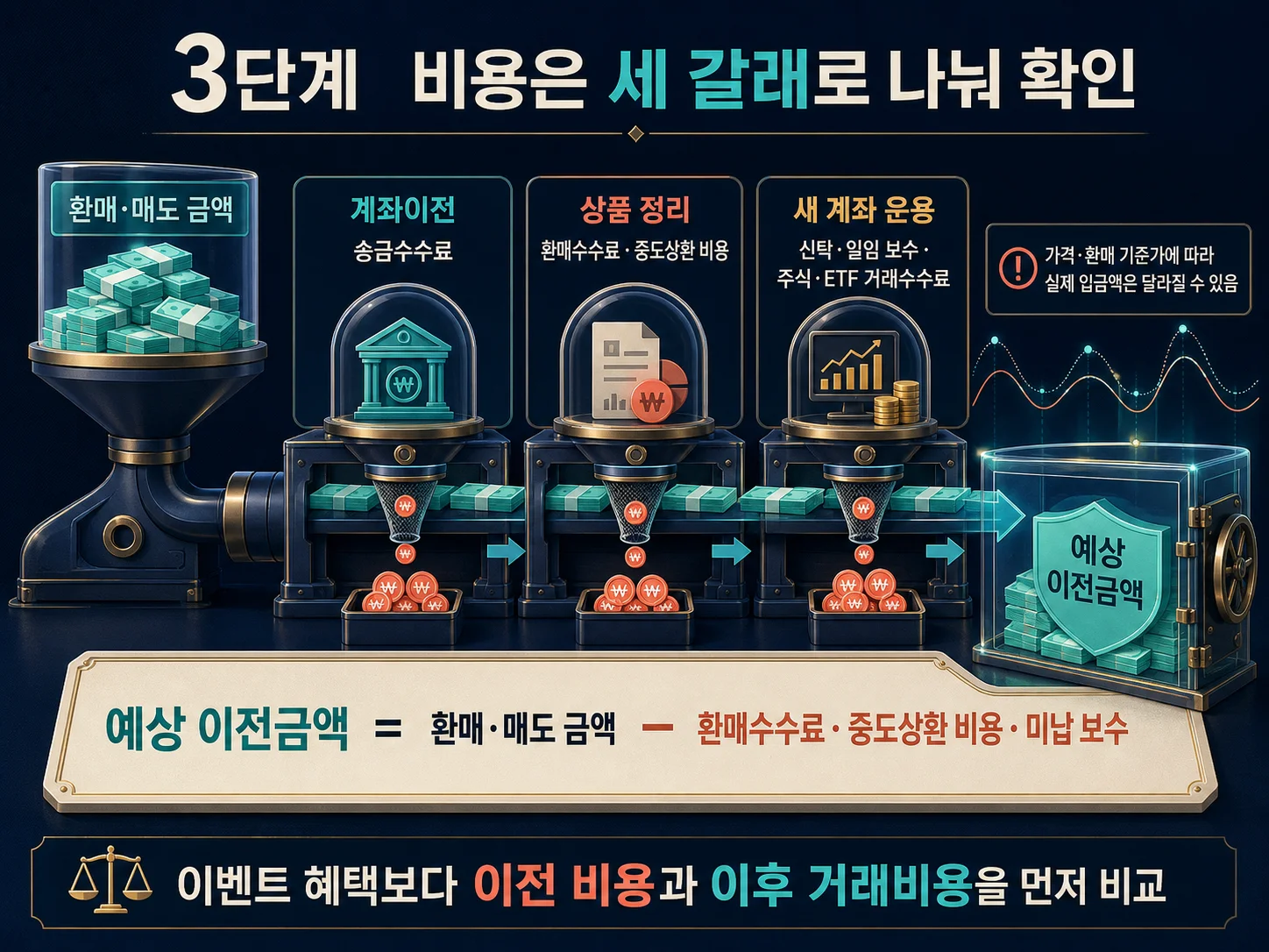 ISA 이전 수수료와 펀드 환매수수료·중도상환 비용 계산