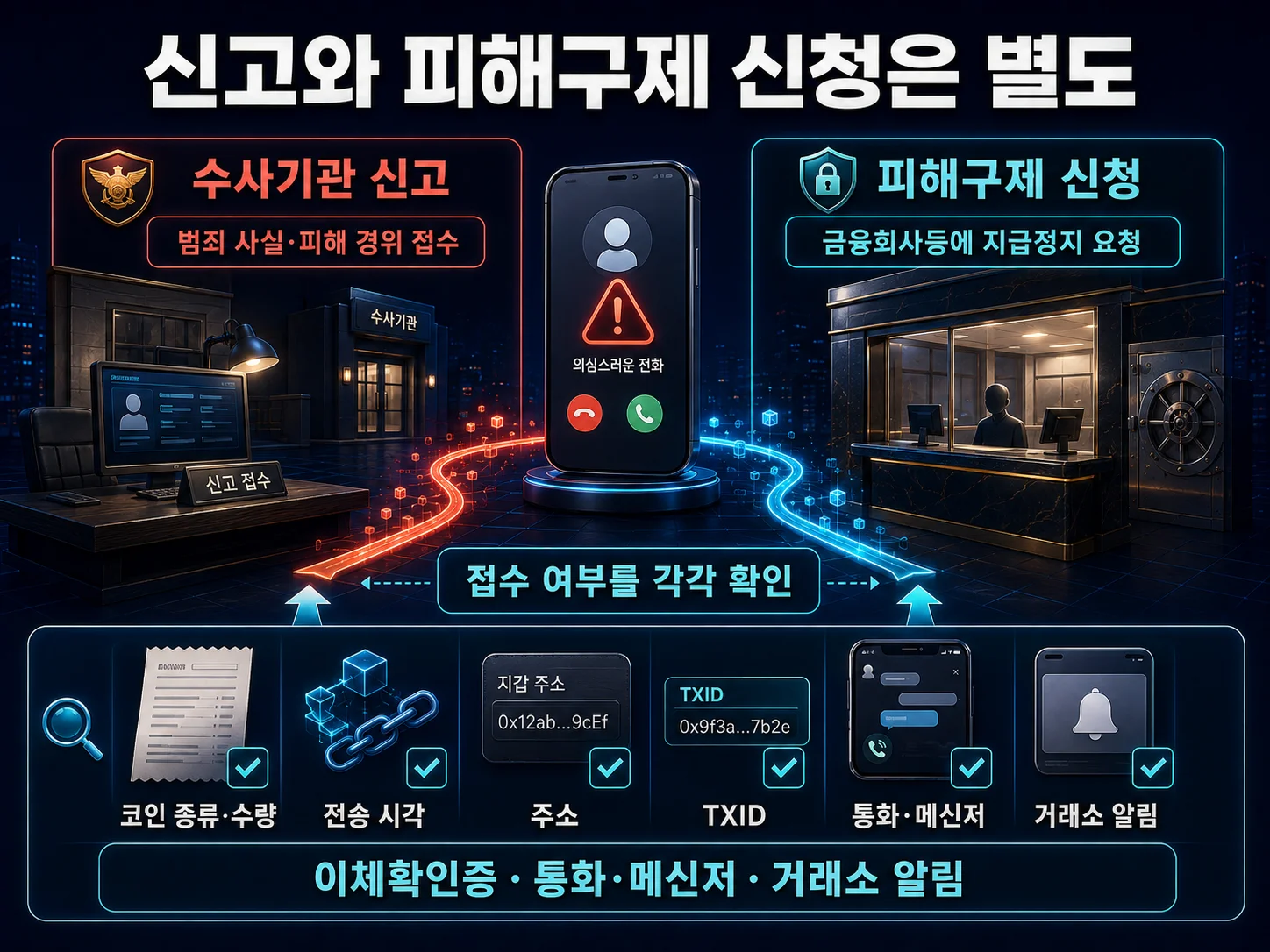 가상자산 피해구제 신청과 거래증빙 자료