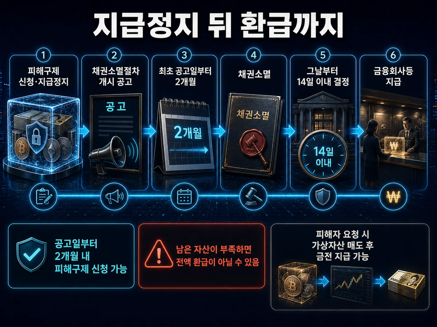 가상자산 피해환급 결정과 채권소멸 절차