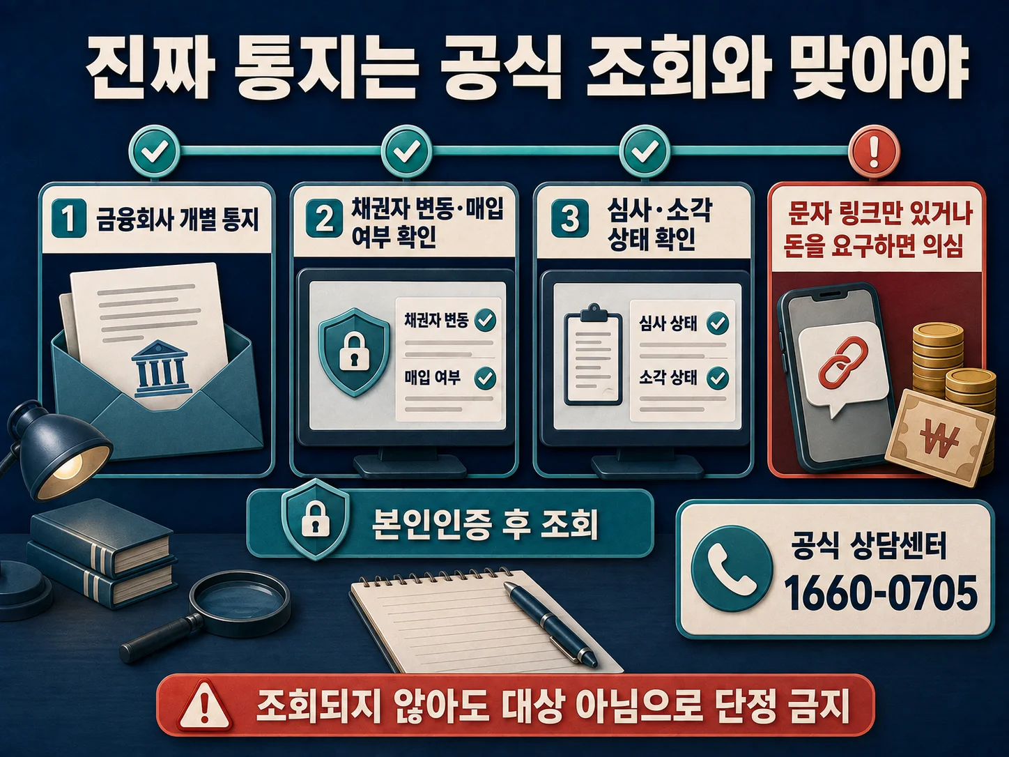 새도약기금 공식 통지와 채무 매입 여부 조회 확인