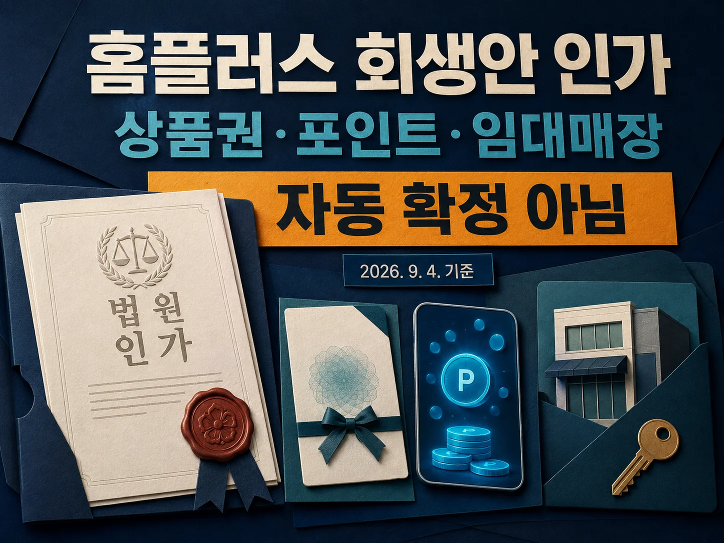 • 홈플러스 회생안 인가 후 상품권·포인트·임대매장 권리 확인 가이드