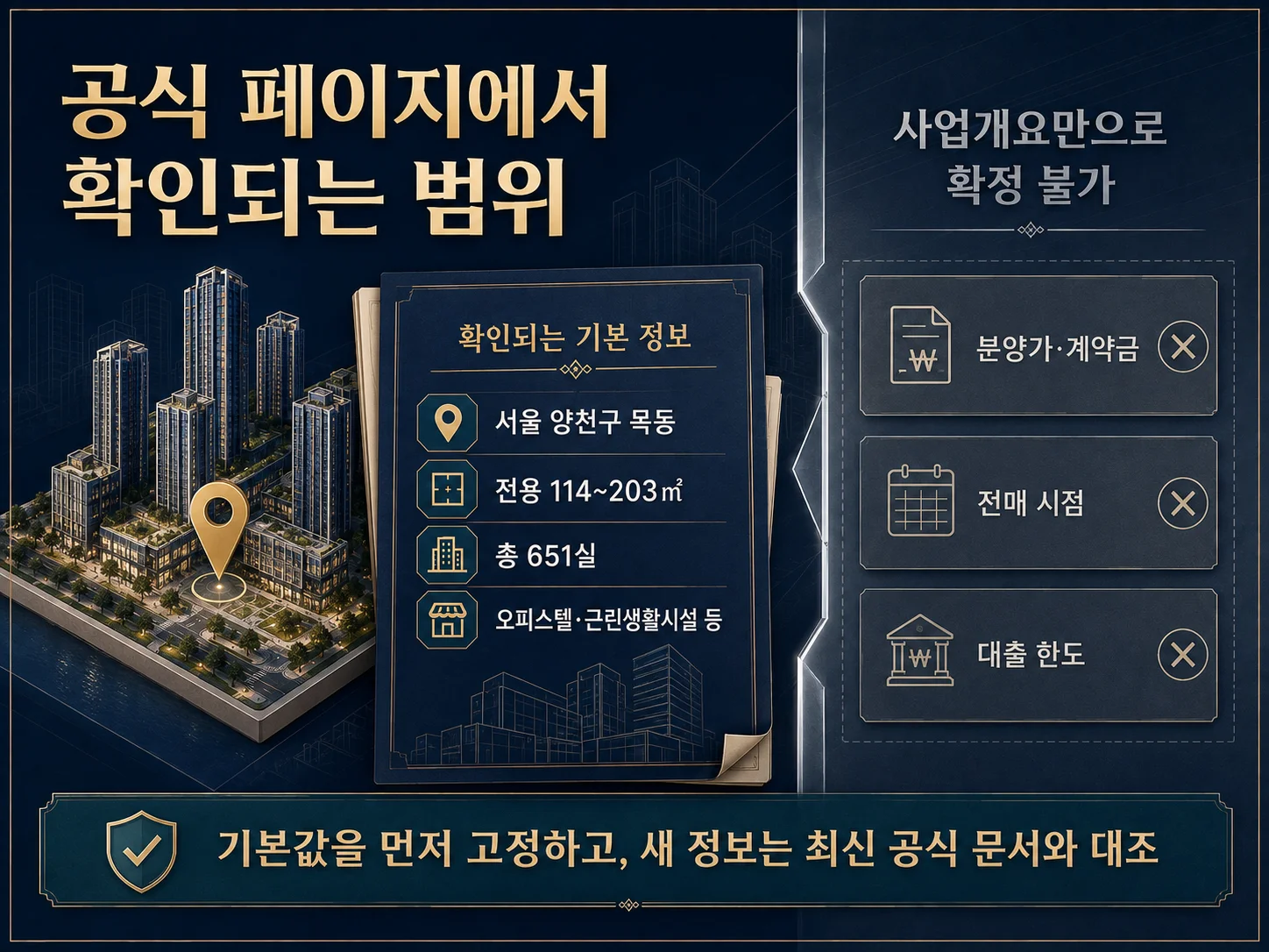 - 목동윤슬자이 사업지·전용면적·총 651실 기본 정보 확인