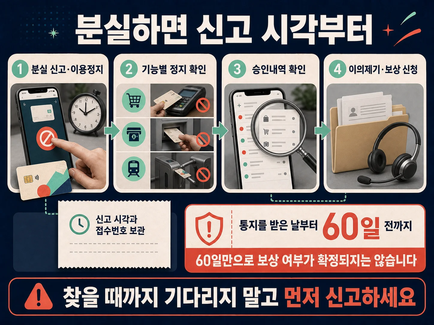 - 청소년 체크카드 분실 신고 시점과 부정사용 대응 절차