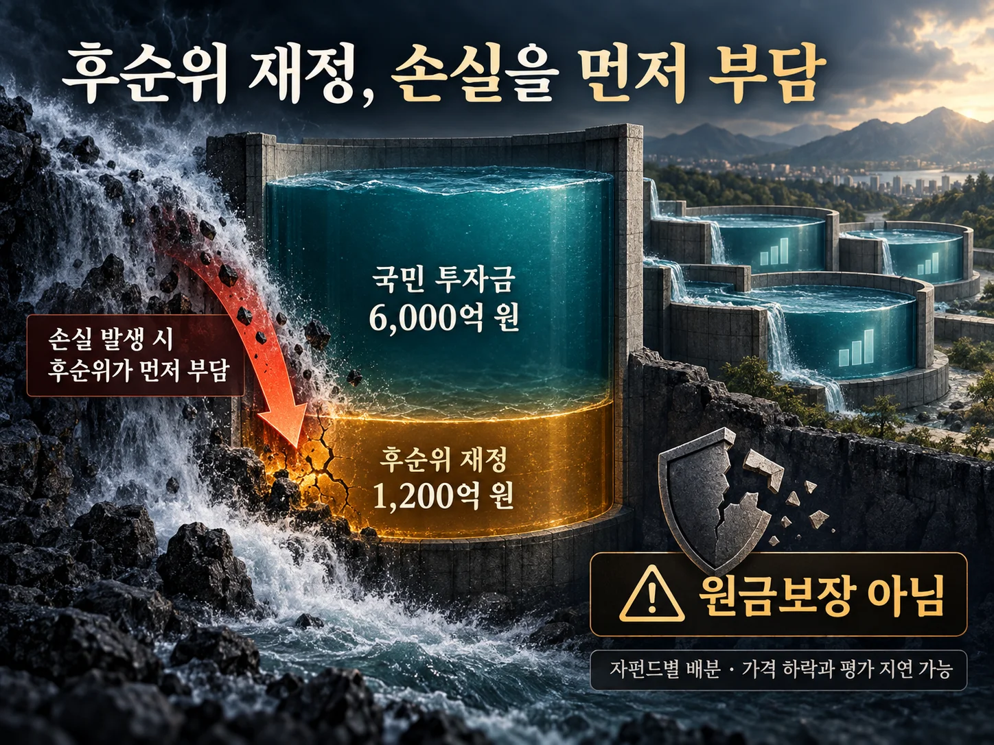 후순위 재정 출자와 국민참여성장펀드 손실 부담 구조
