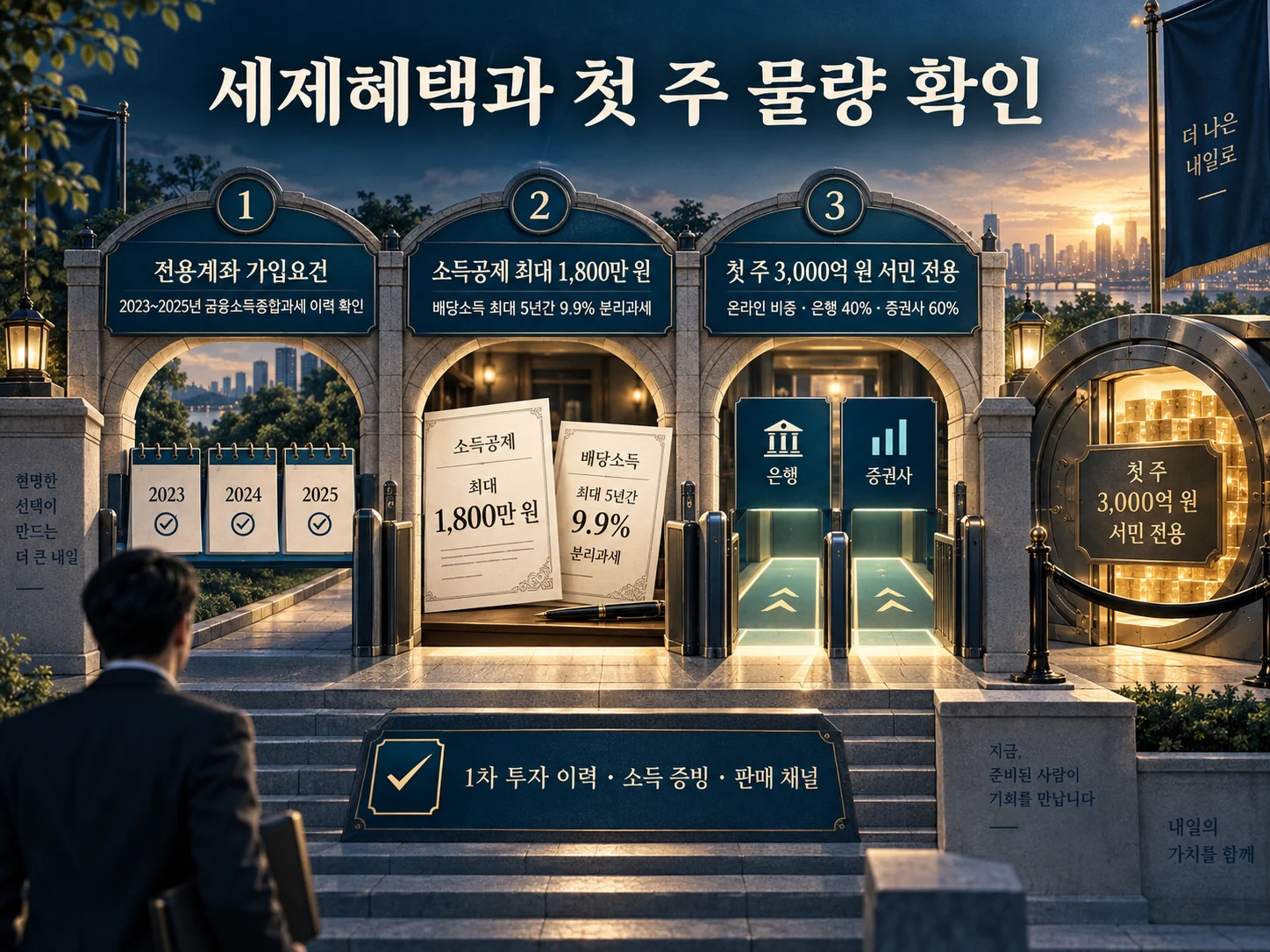 전용계좌 세제혜택과 서민 물량 배정 조건 확인