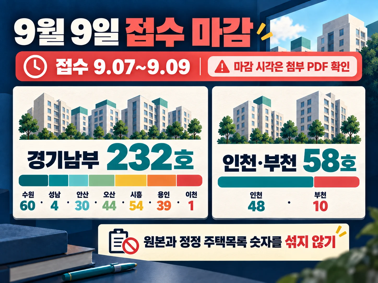 경기남부와 인천·부천 청년 매입임대 접수 마감 지역