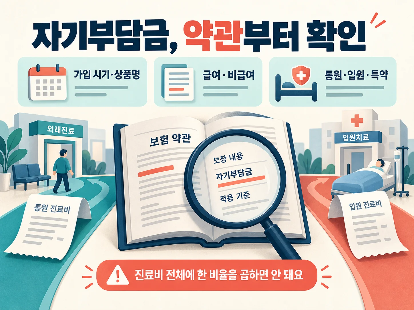 실손보험 자기부담금 확인을 위한 가입 시기·약관 항목