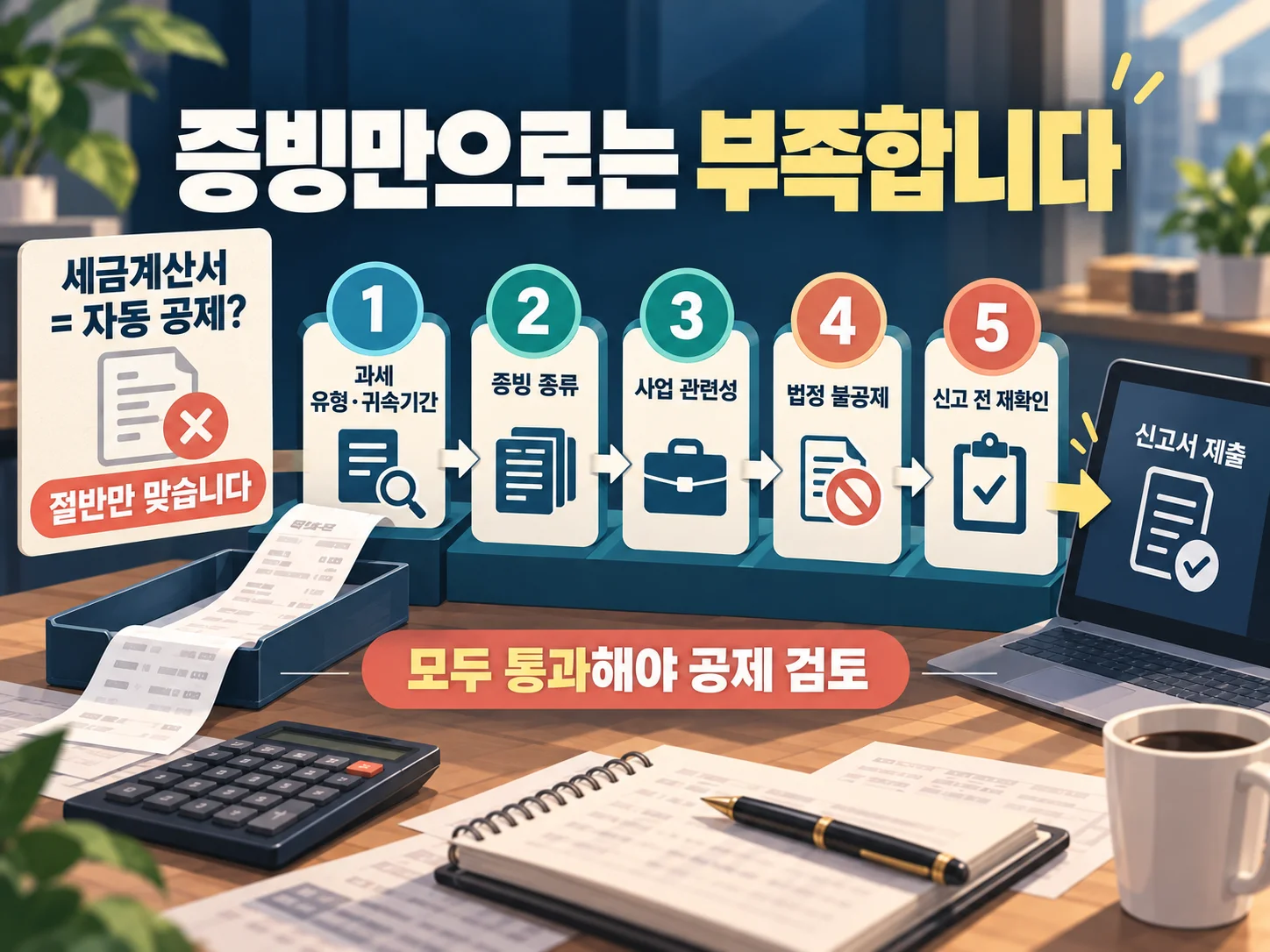 부가세 매입세액 공제 판정 순서