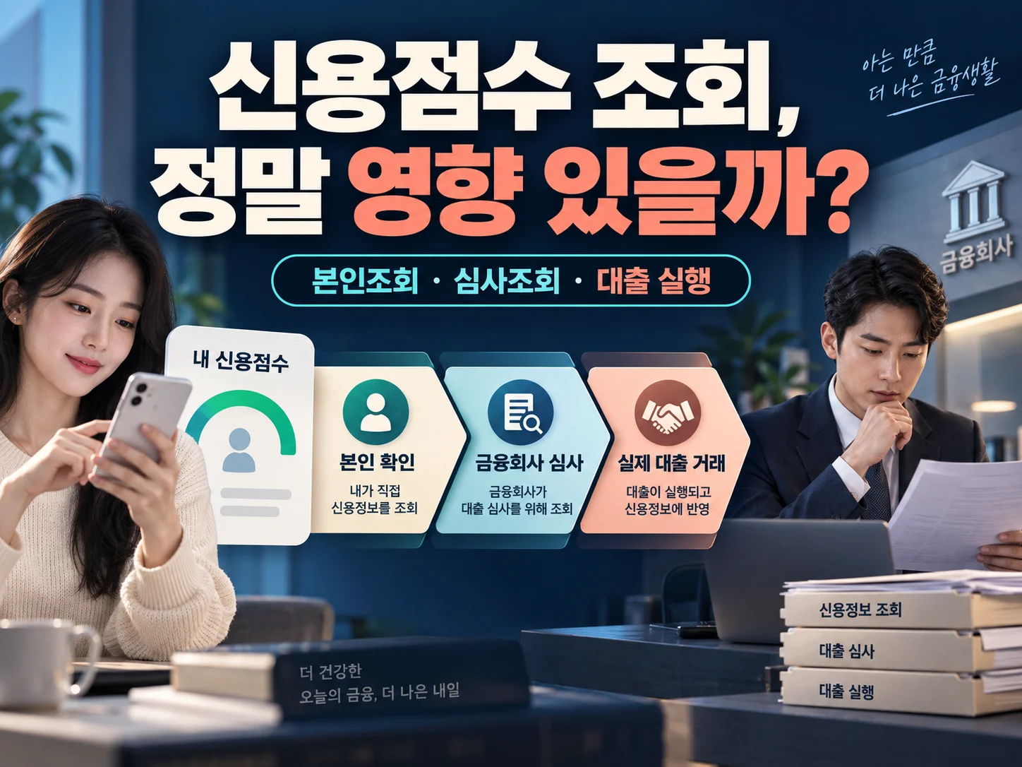 신용점수 조회와 대출비교 기록 구분 안내