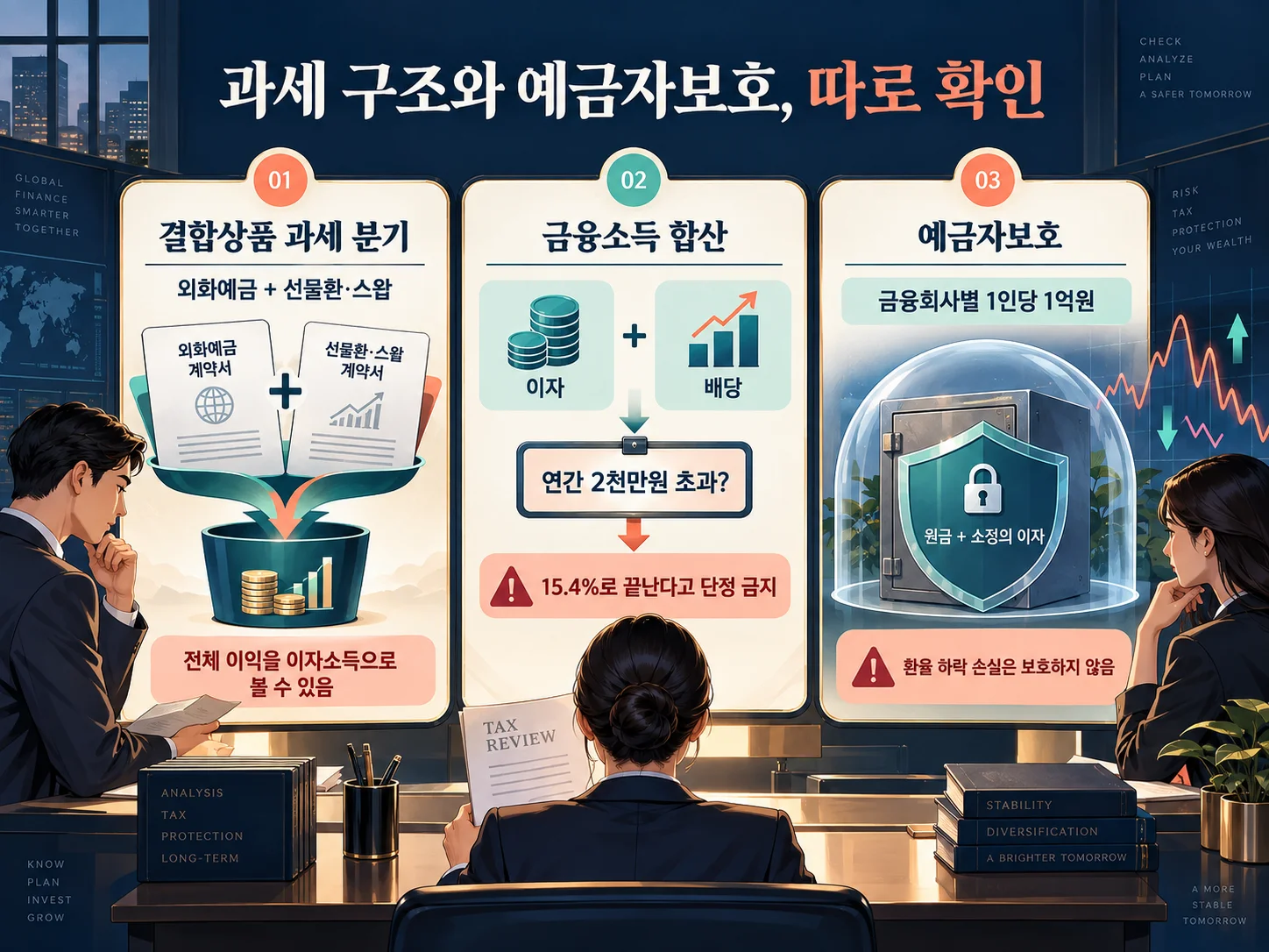 외화예금 환차익 과세와 예금자보호 확인