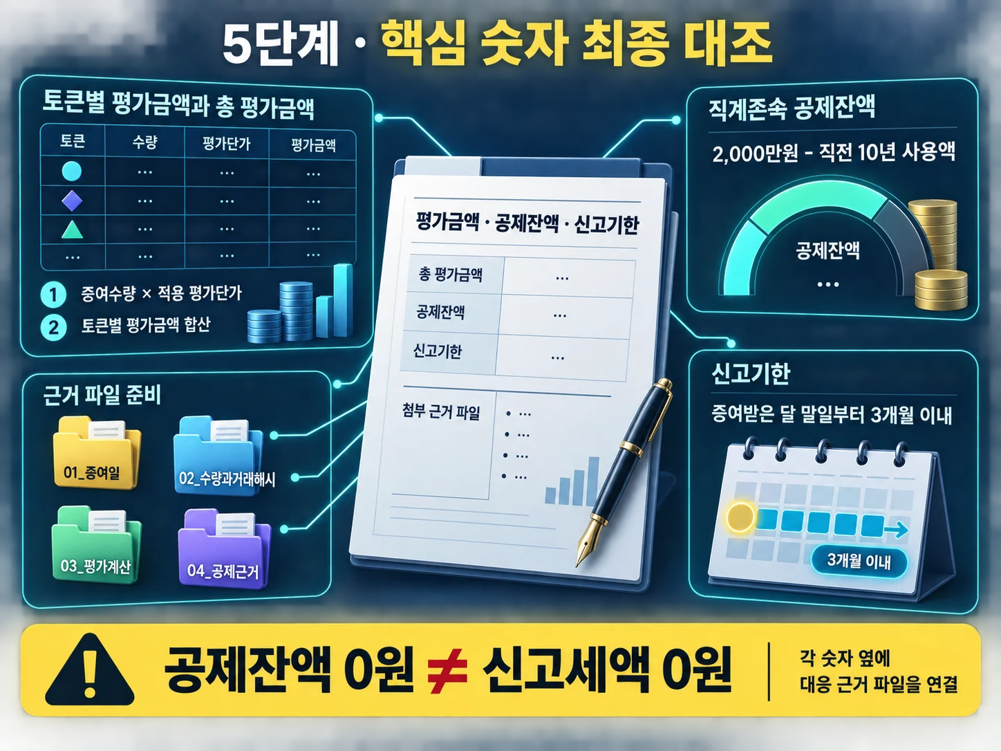 증여세 평가금액·공제잔액·신고기한 계산 체크리스트