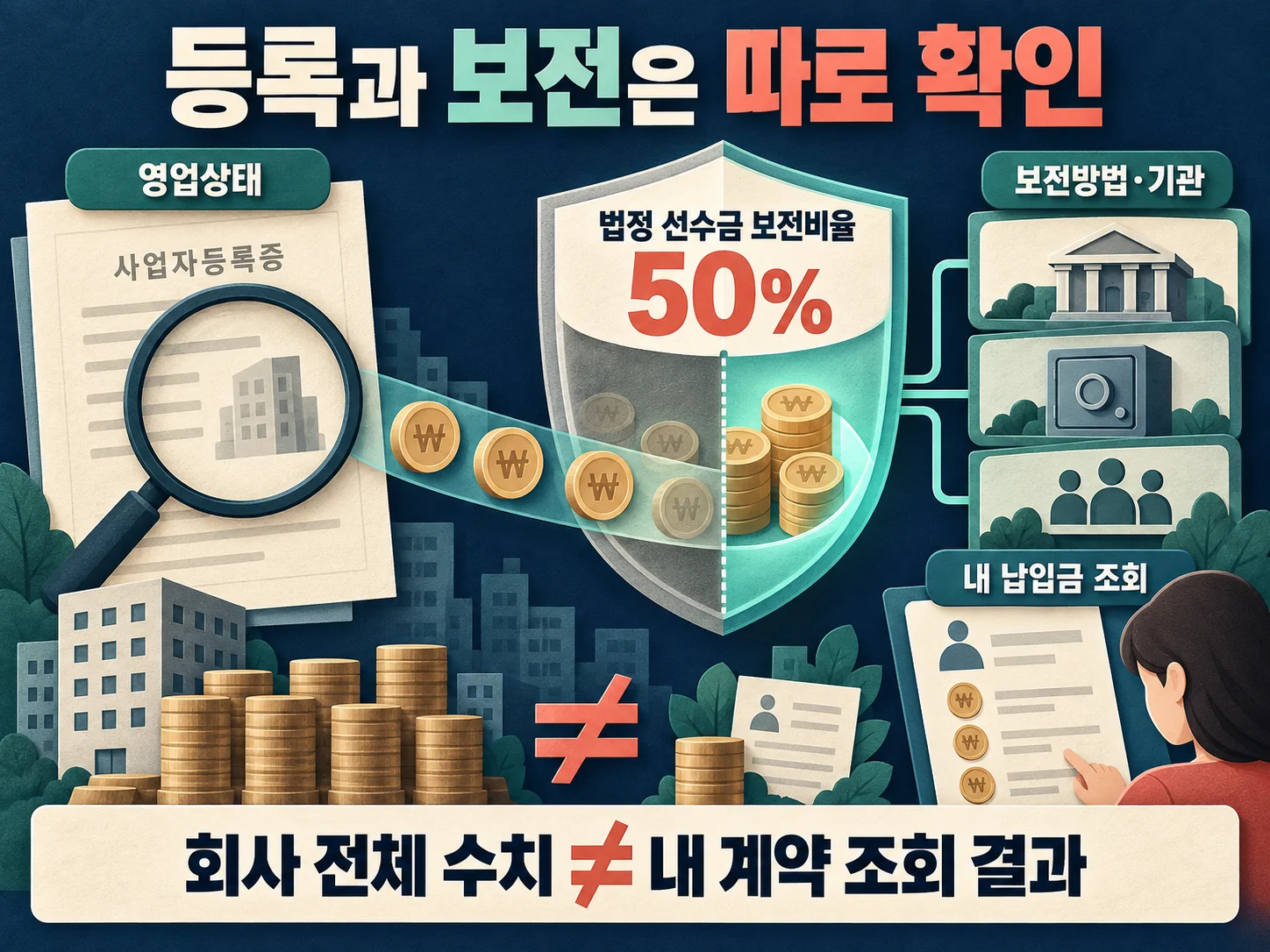 상조회사 선수금 보전방법과 보전기관 확인