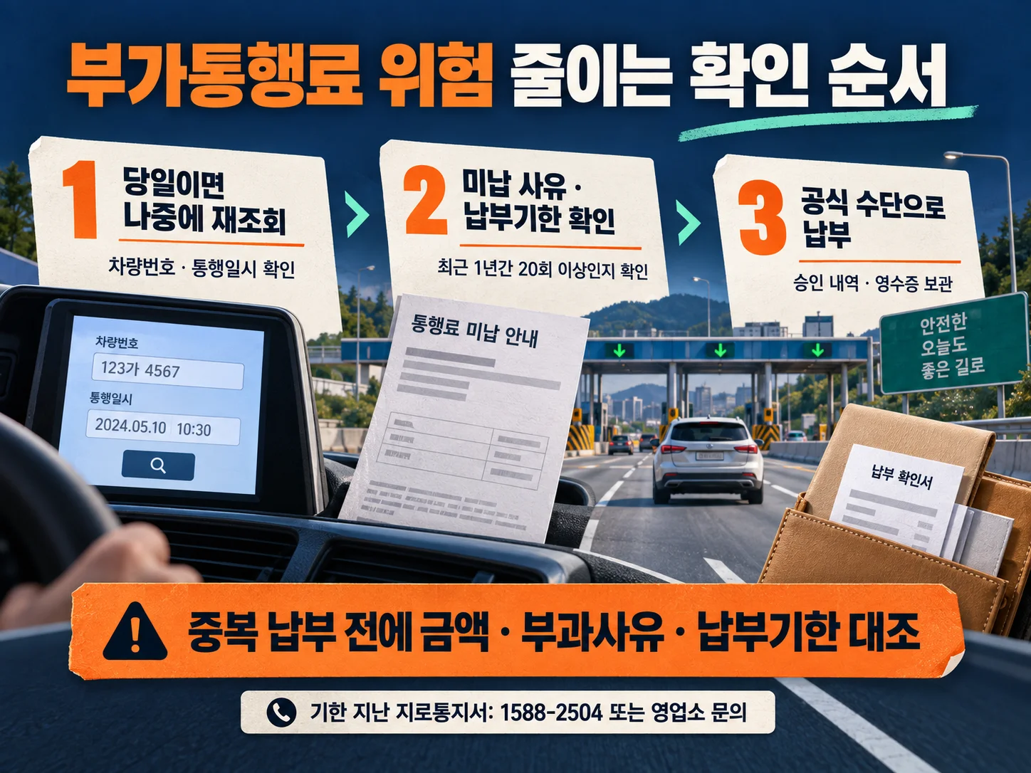 부가통행료 위험을 줄이는 하이패스 미납 확인 체크리스트