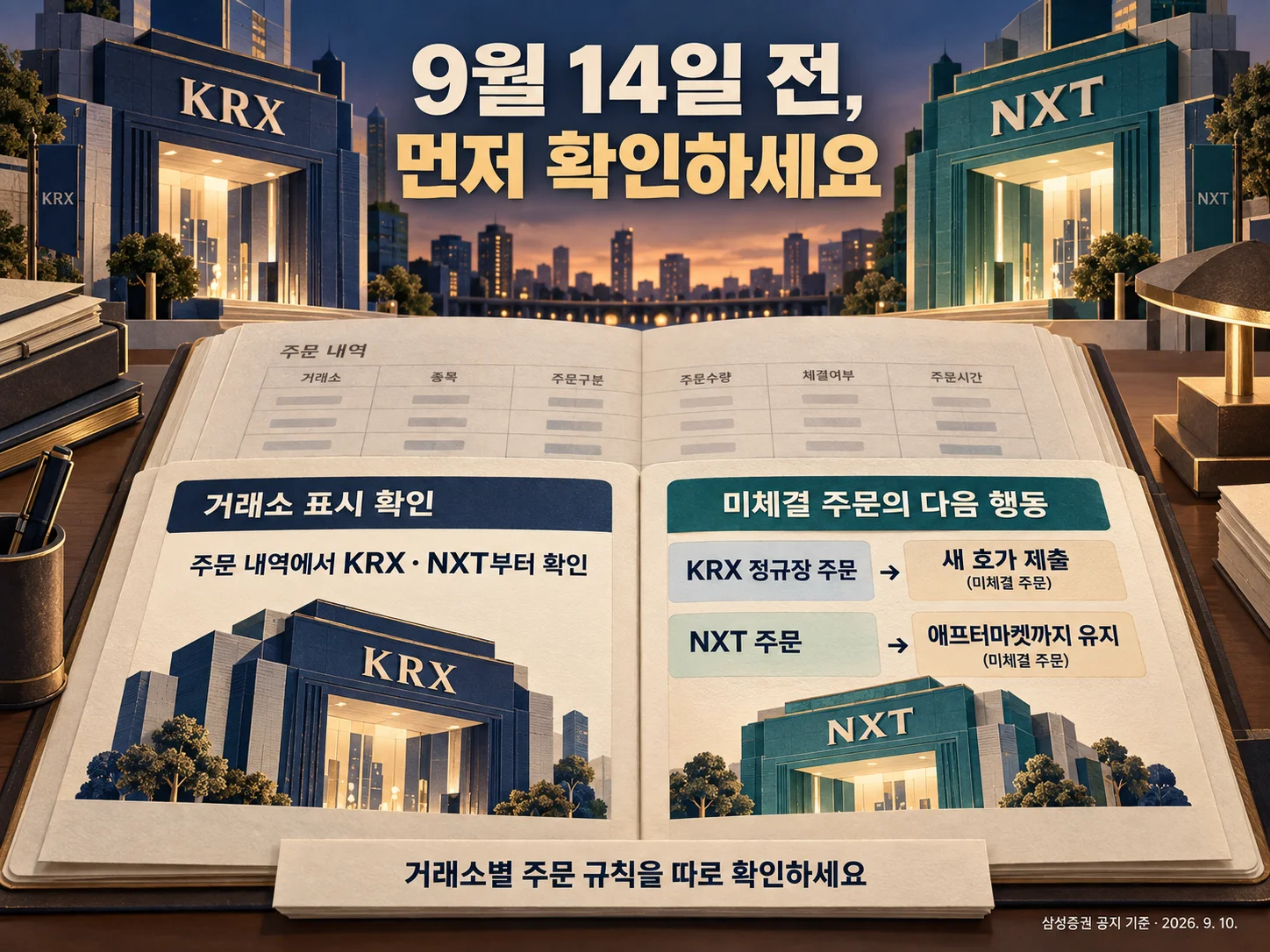 - KRX 애프터마켓 시행 전 주문 확인 항목 4가지
