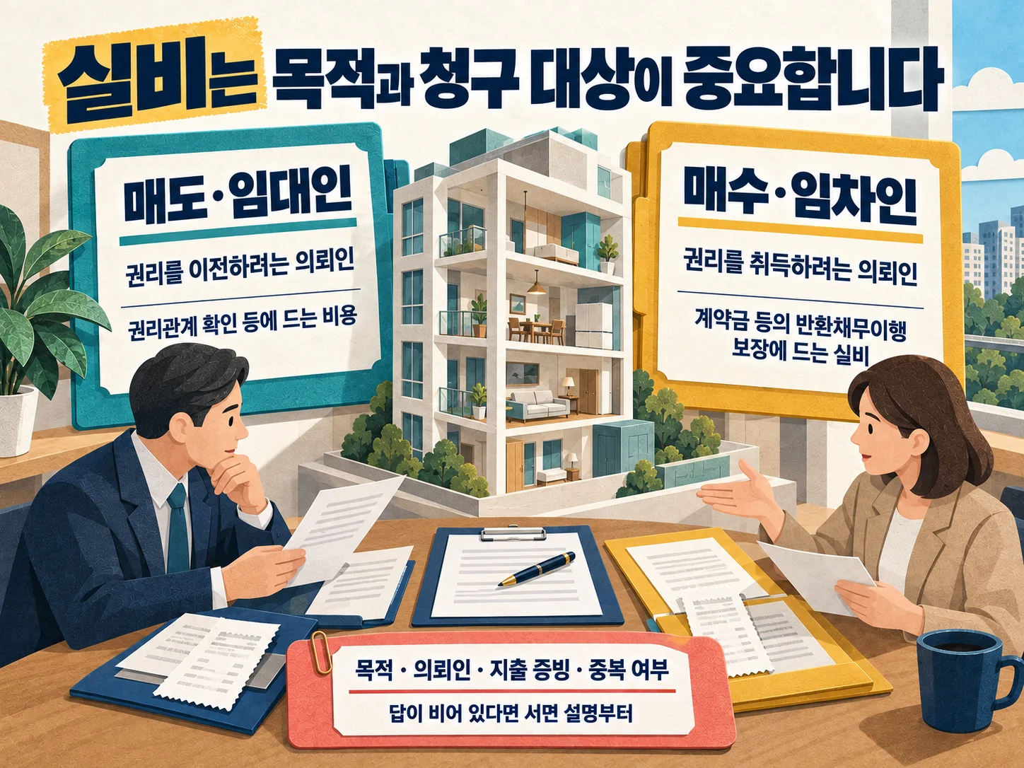 매수·임차인이 임장비 지급 전 확인할 서면 체크리스트