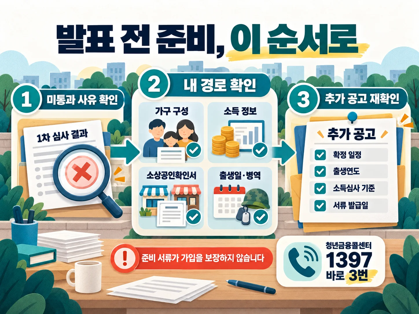 청년미래적금 추가모집 전 자격서류 체크리스트