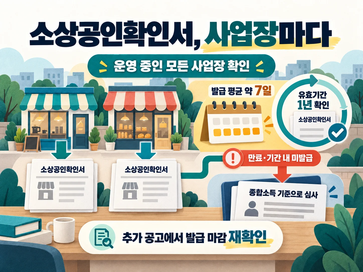 청년미래적금 소상공인확인서 발급과 유효기간 확인
