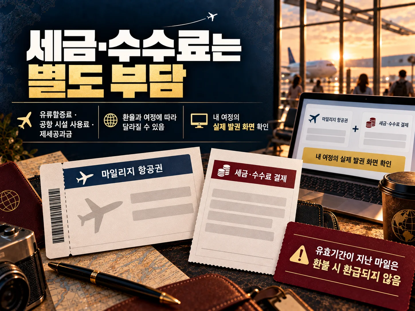 아시아나 마일리지 항공권 세금과 유류할증료 확인