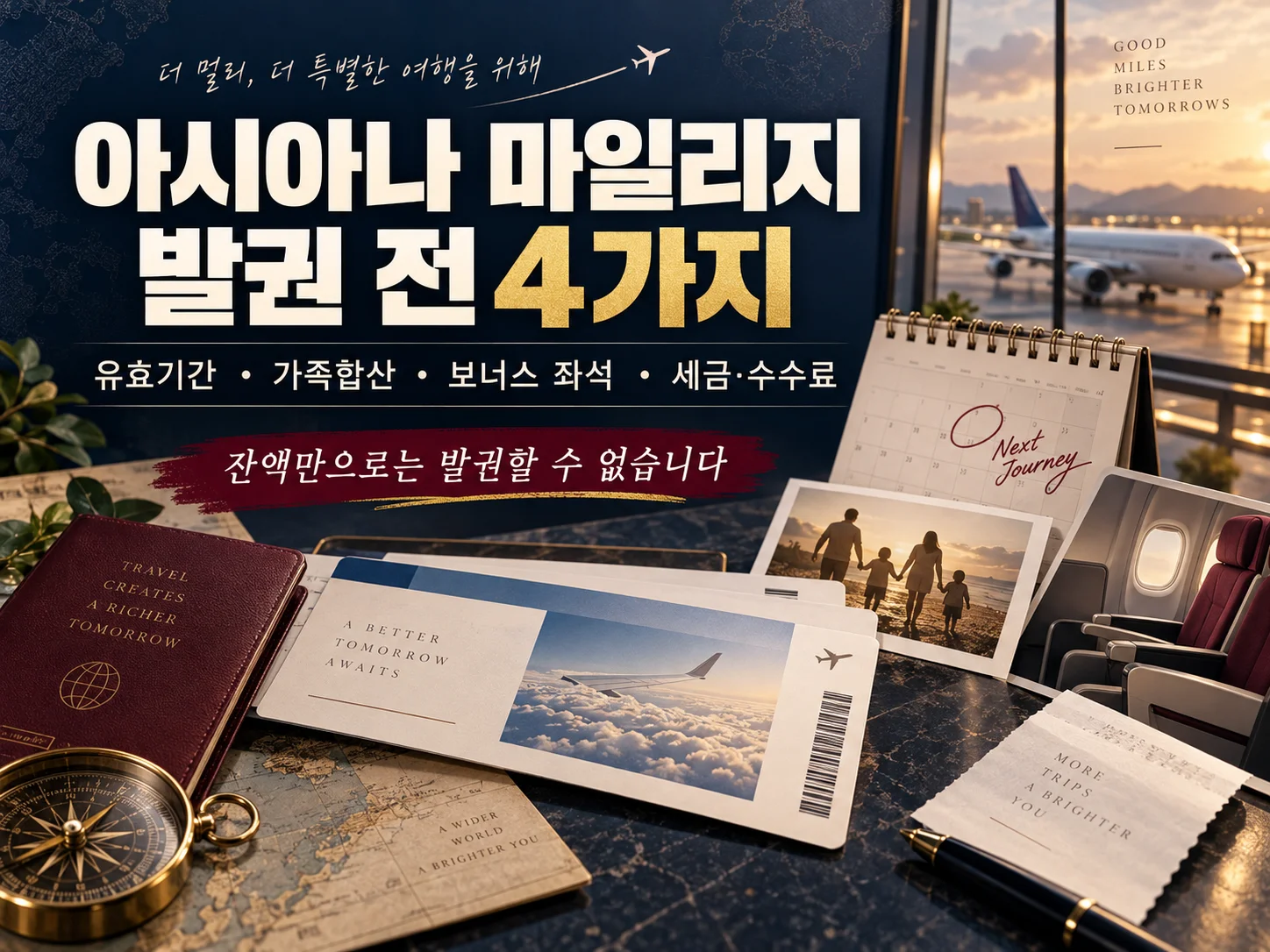 아시아나 마일리지 항공권 발권 전 확인 가이드