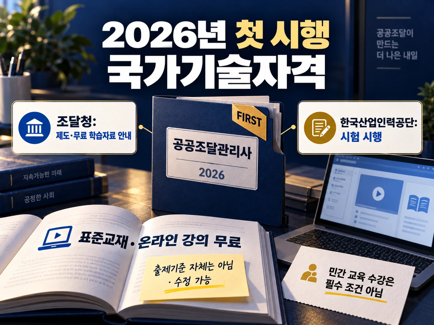 • 공공조달관리사 첫 시행과 무료 학습자료 핵심 안내