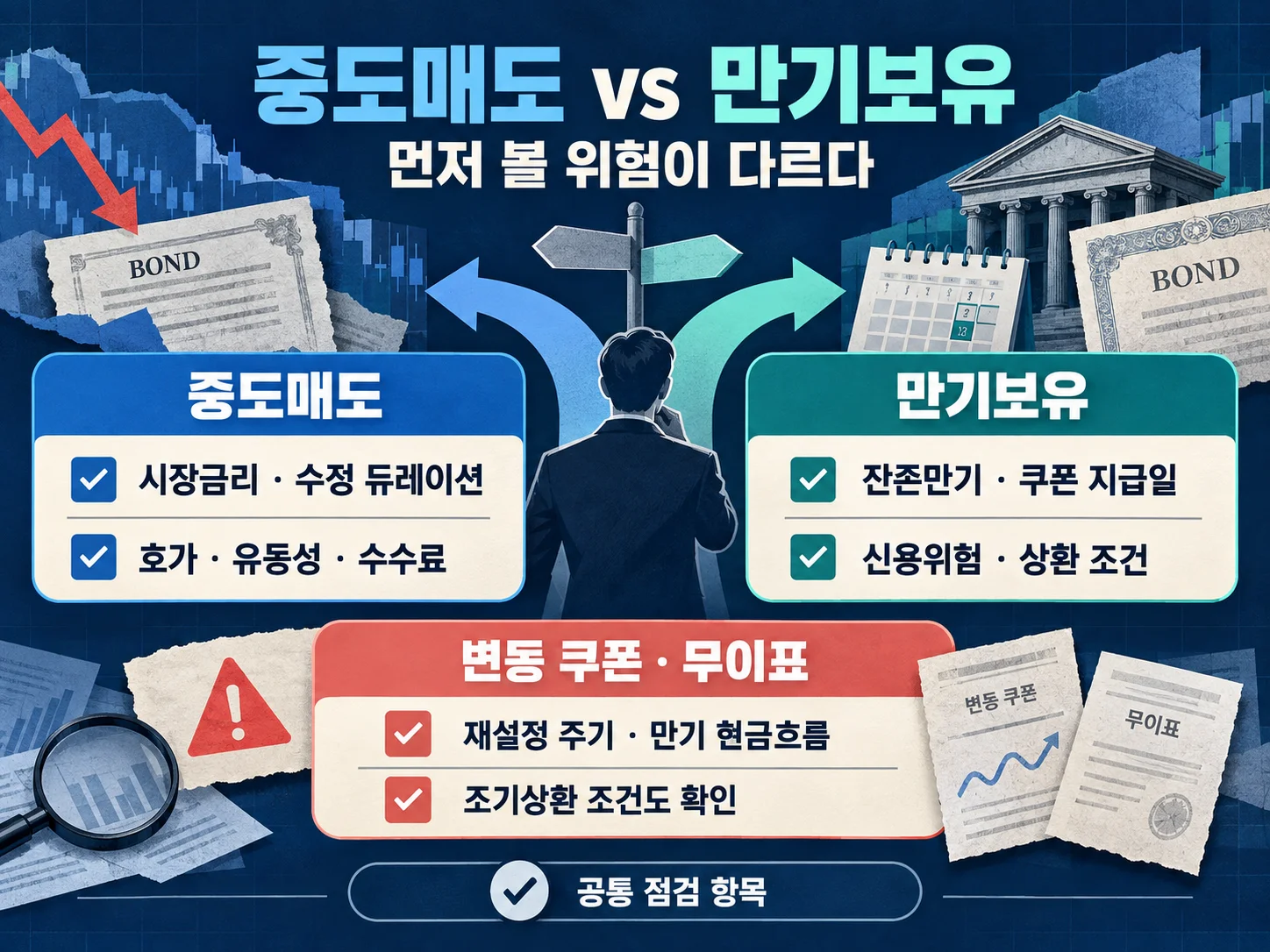 • 중도매도와 만기보유 시 확인할 채권 투자 위험 체크리스트