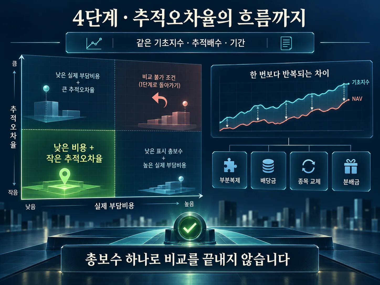 ETF 추적오차율의 기간별 추이와 발생 원인을 확인하는 방법