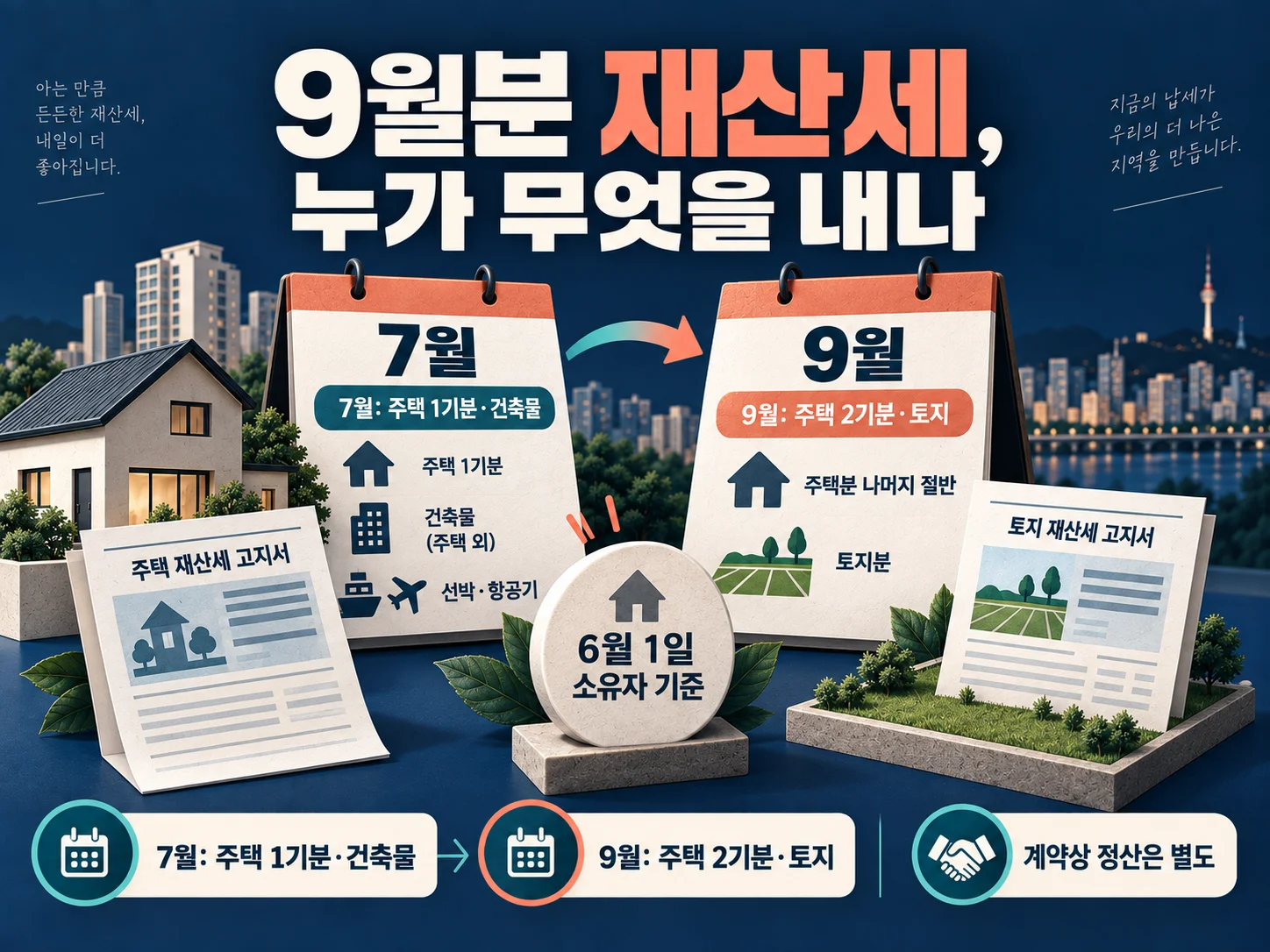 9월 재산세 납부기한과 서울시 ETAX 확인