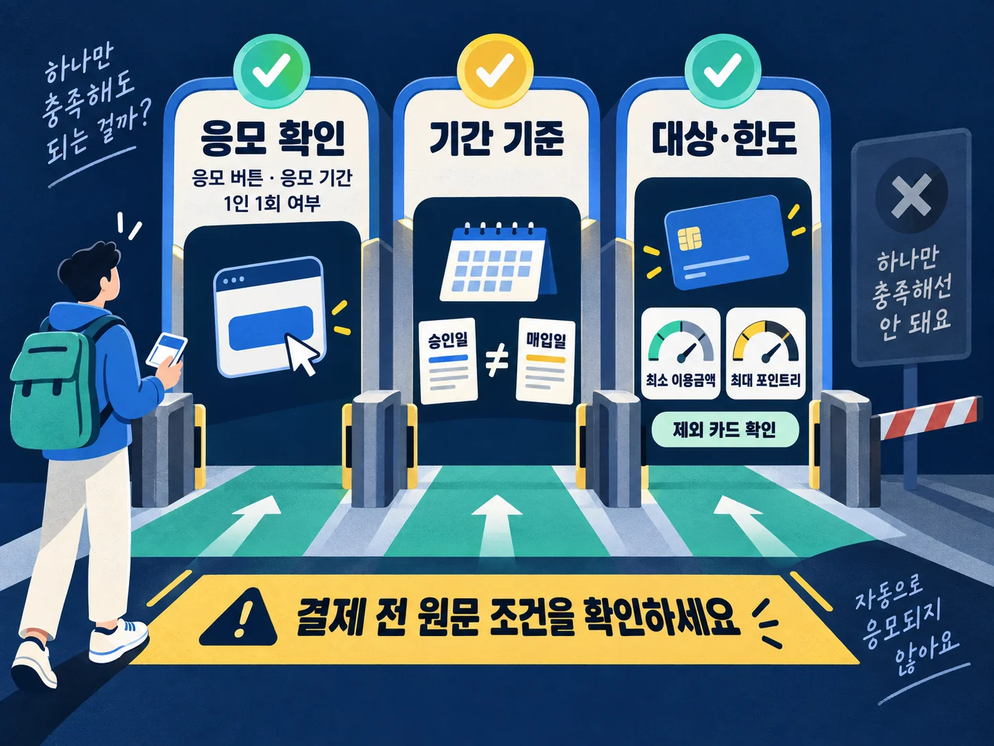 해외결제 이벤트 응모 여부와 포인트리 한도 조건 점검