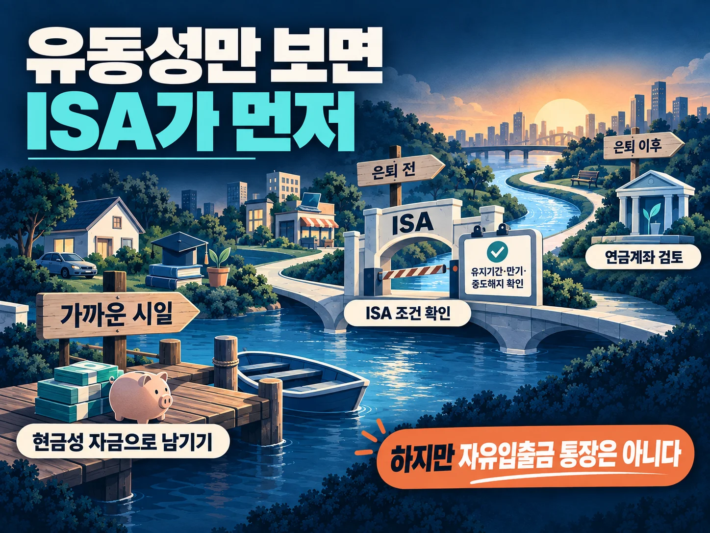 ISA 유동성과 은퇴 전 자금 사용 시점 점검