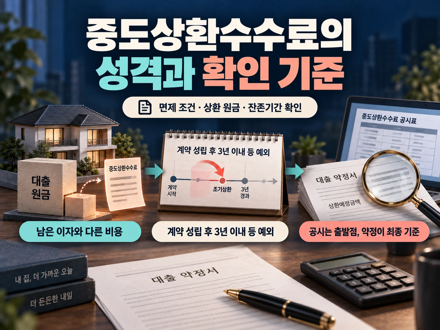 중도상환수수료 약정 조건과 계약서 확인 항목