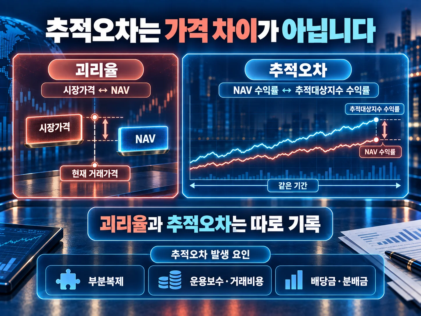 해외자산 ETF 추적오차와 NAV 해석 기준