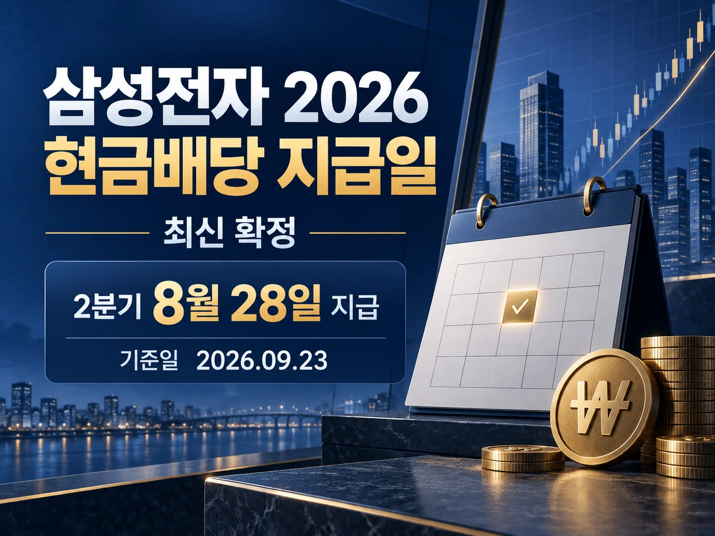 삼성전자 2026 현금배당 지급일 확인 가이드.