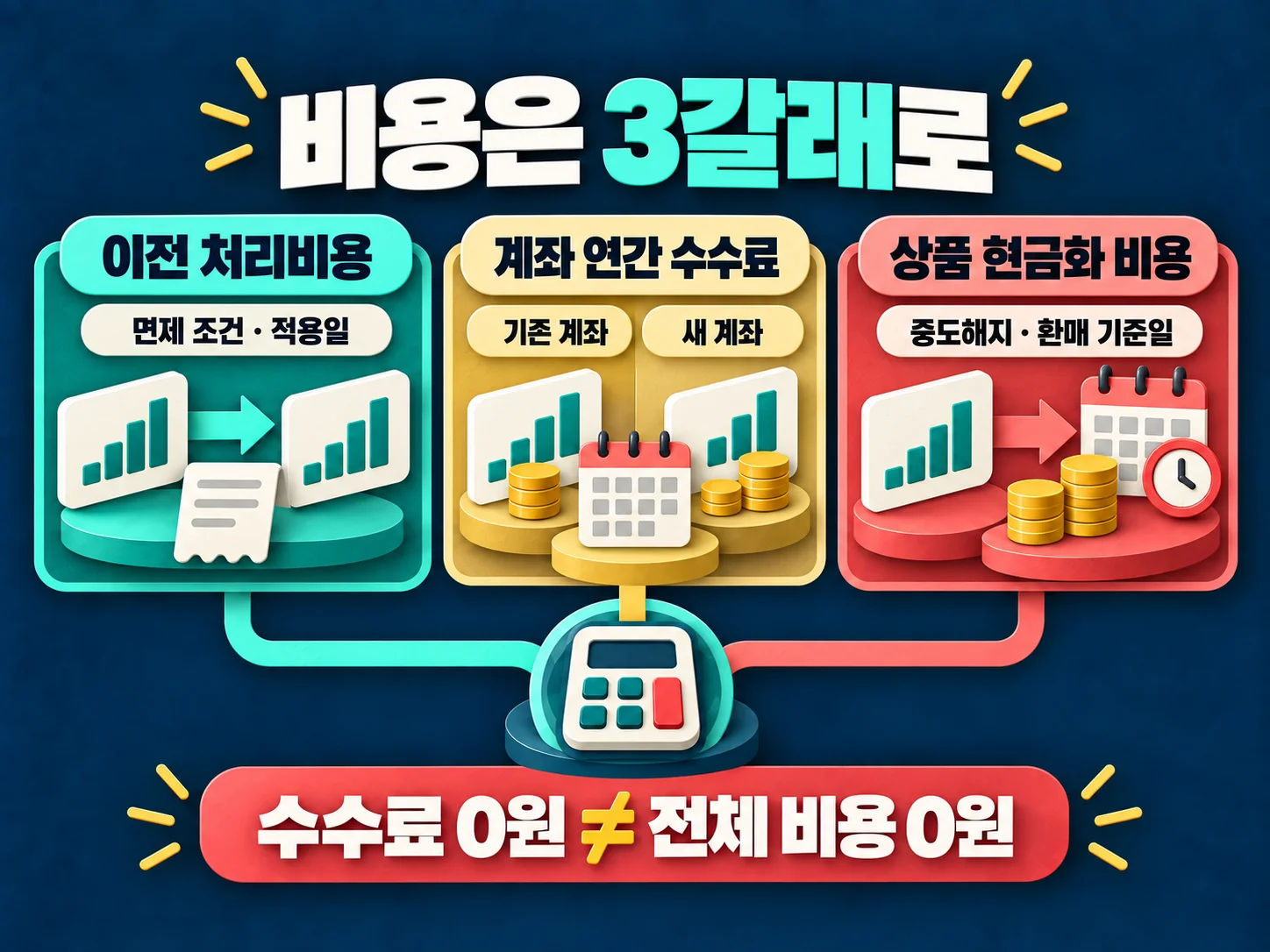 - 연금계좌 이전 수수료와 현금화 비용 점검