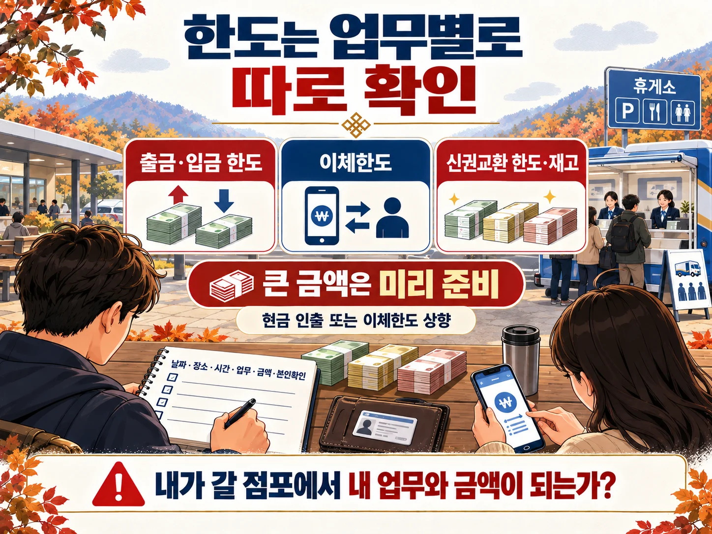 신권교환 한도와 본인확인 준비사항