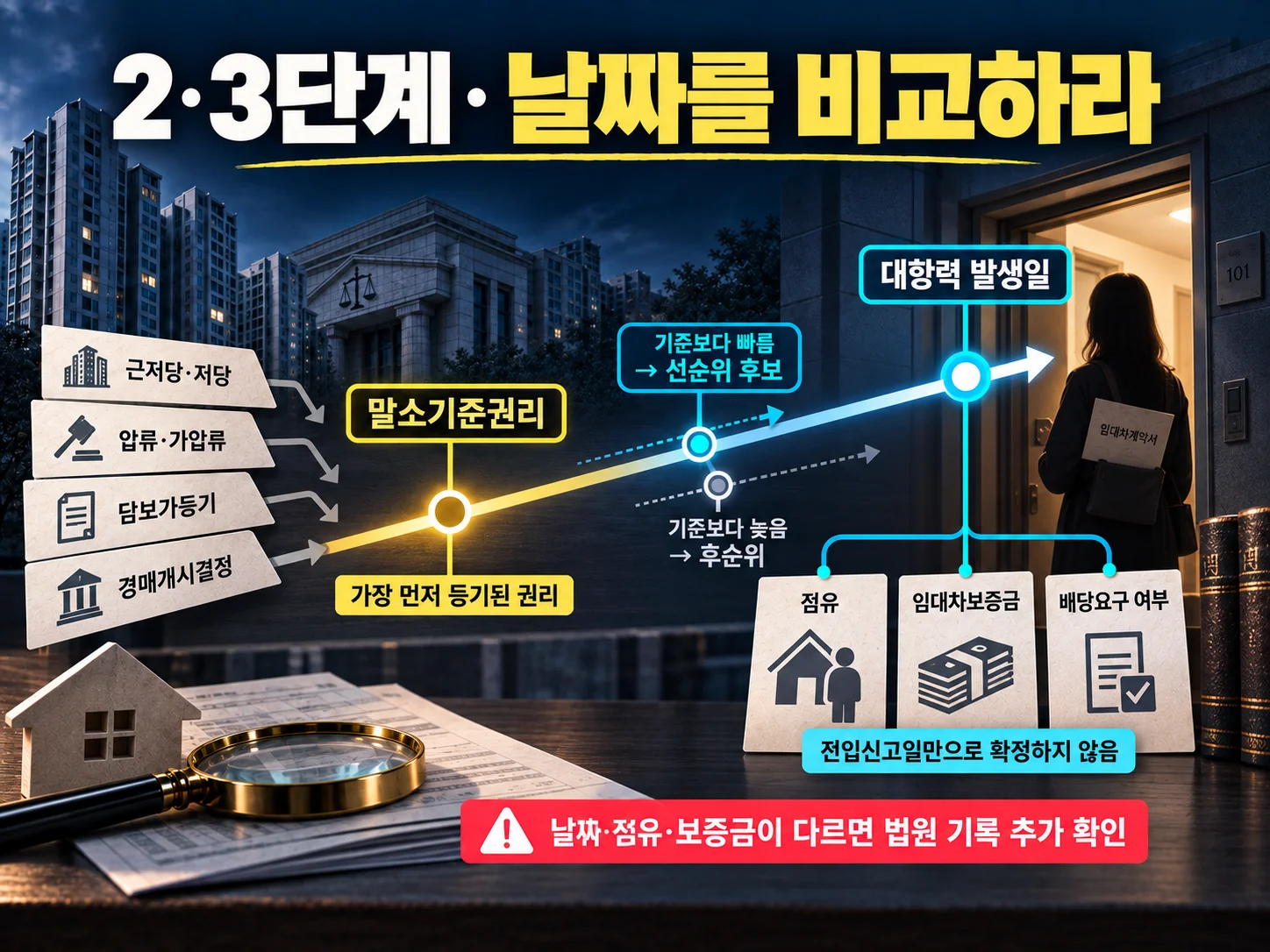 매각기일 공고 기준 아파트 경매 입찰보증금 확인