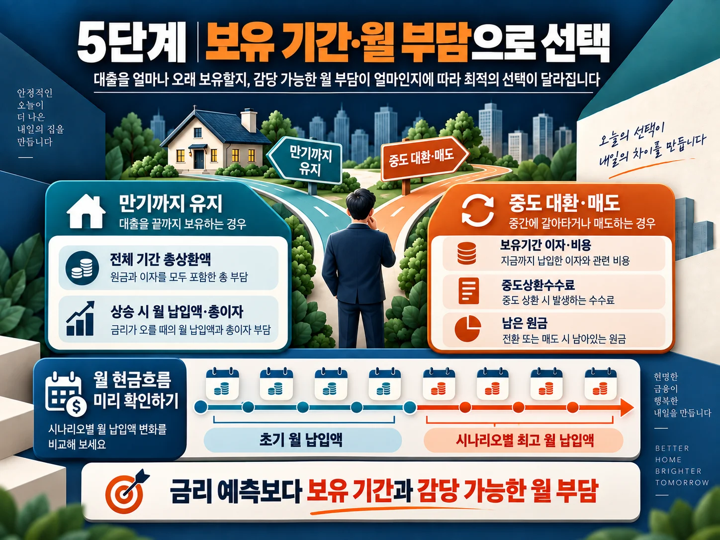 - 보유기간별 주택담보대출 총상환액 계산과 비교표 체크리스트