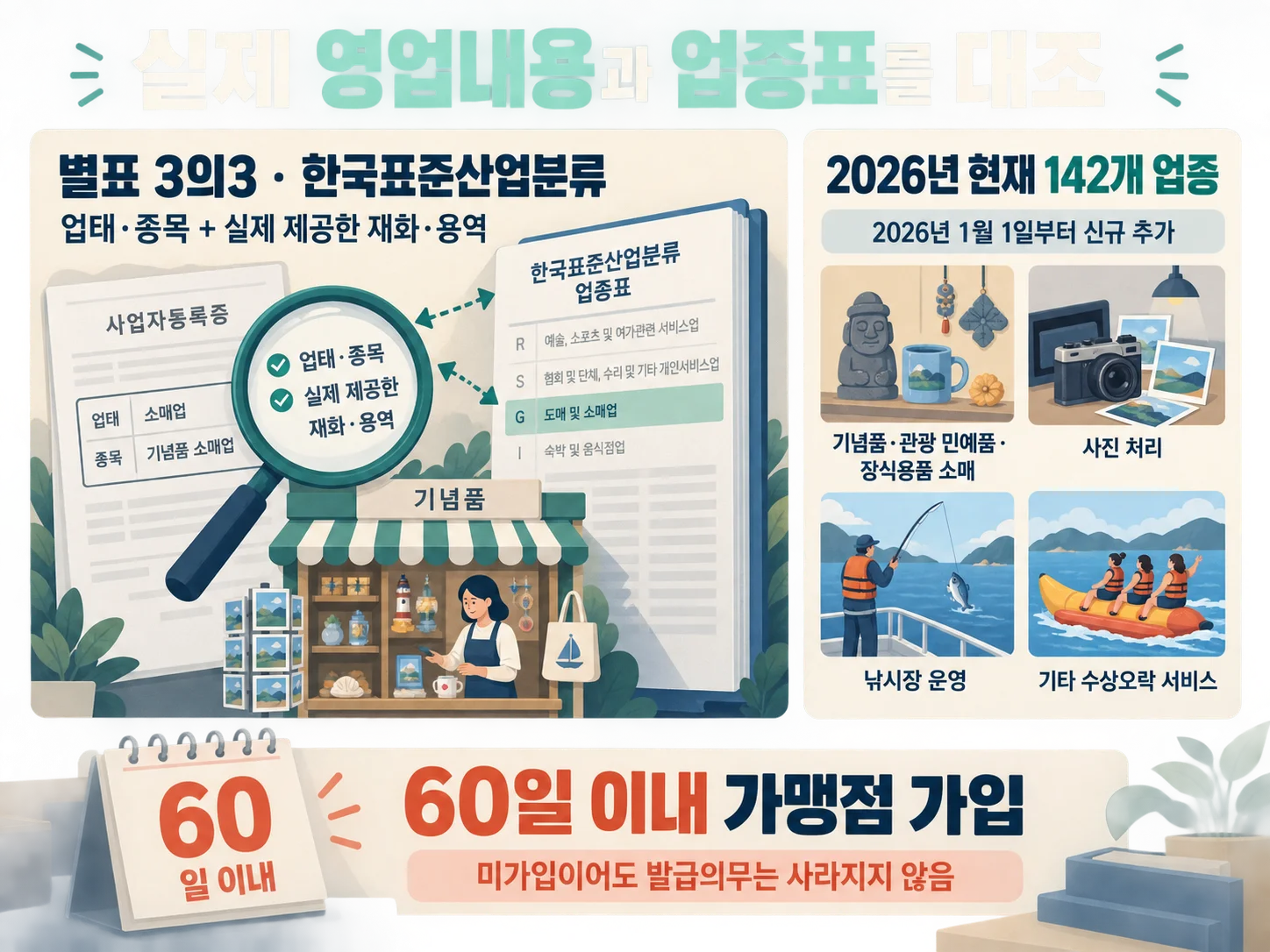 의무발행업종 목록과 현금영수증 가맹점 가입기한을 확인하는 이미지
