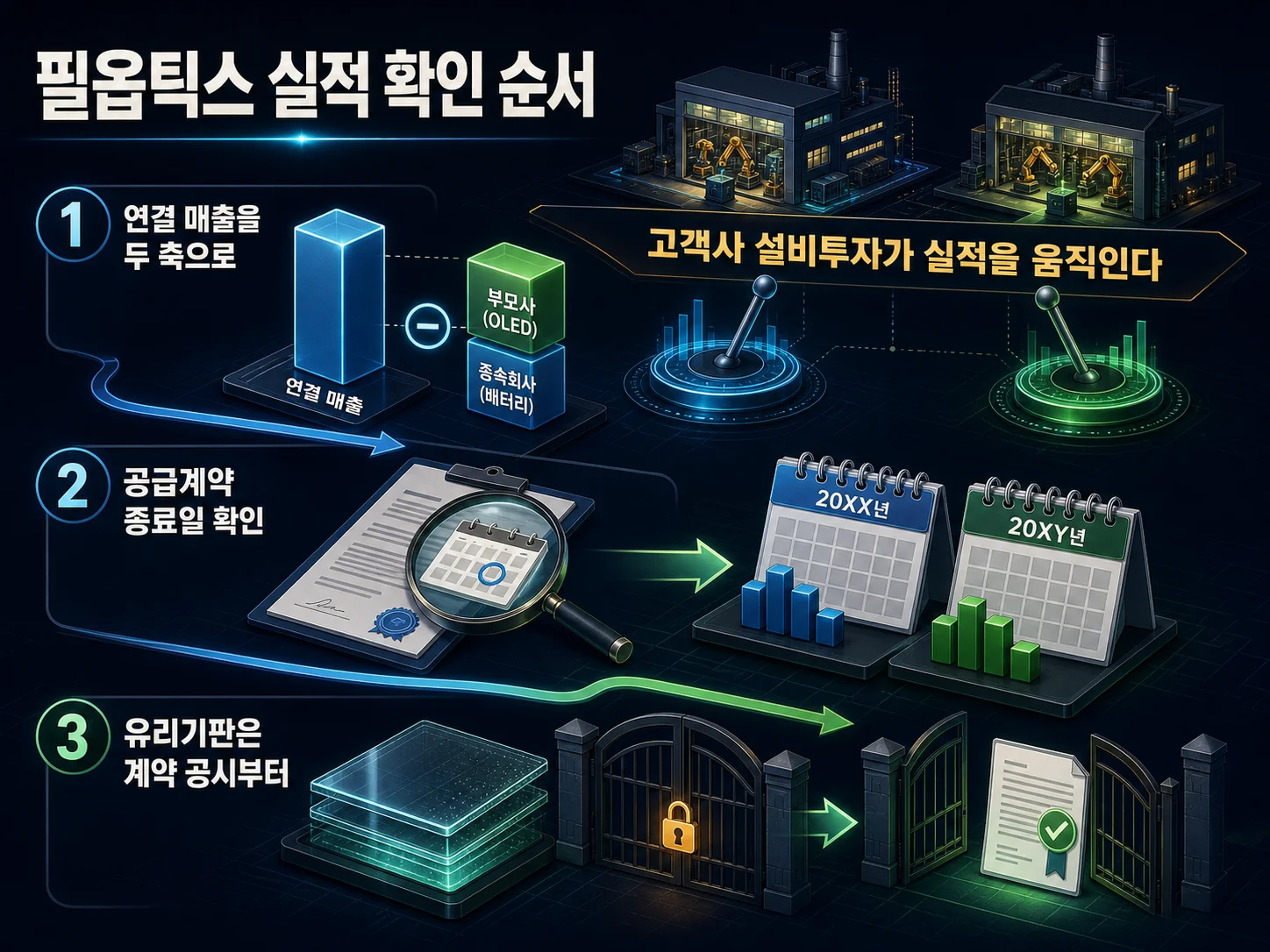 필옵틱스 실적을 다시 볼 때 매출 두 축을 나눠 확인하는 순서