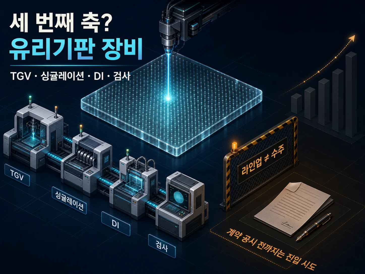 유리기판 TGV 장비로 세 번째 매출 축 진입을 준비하는 필옵틱스