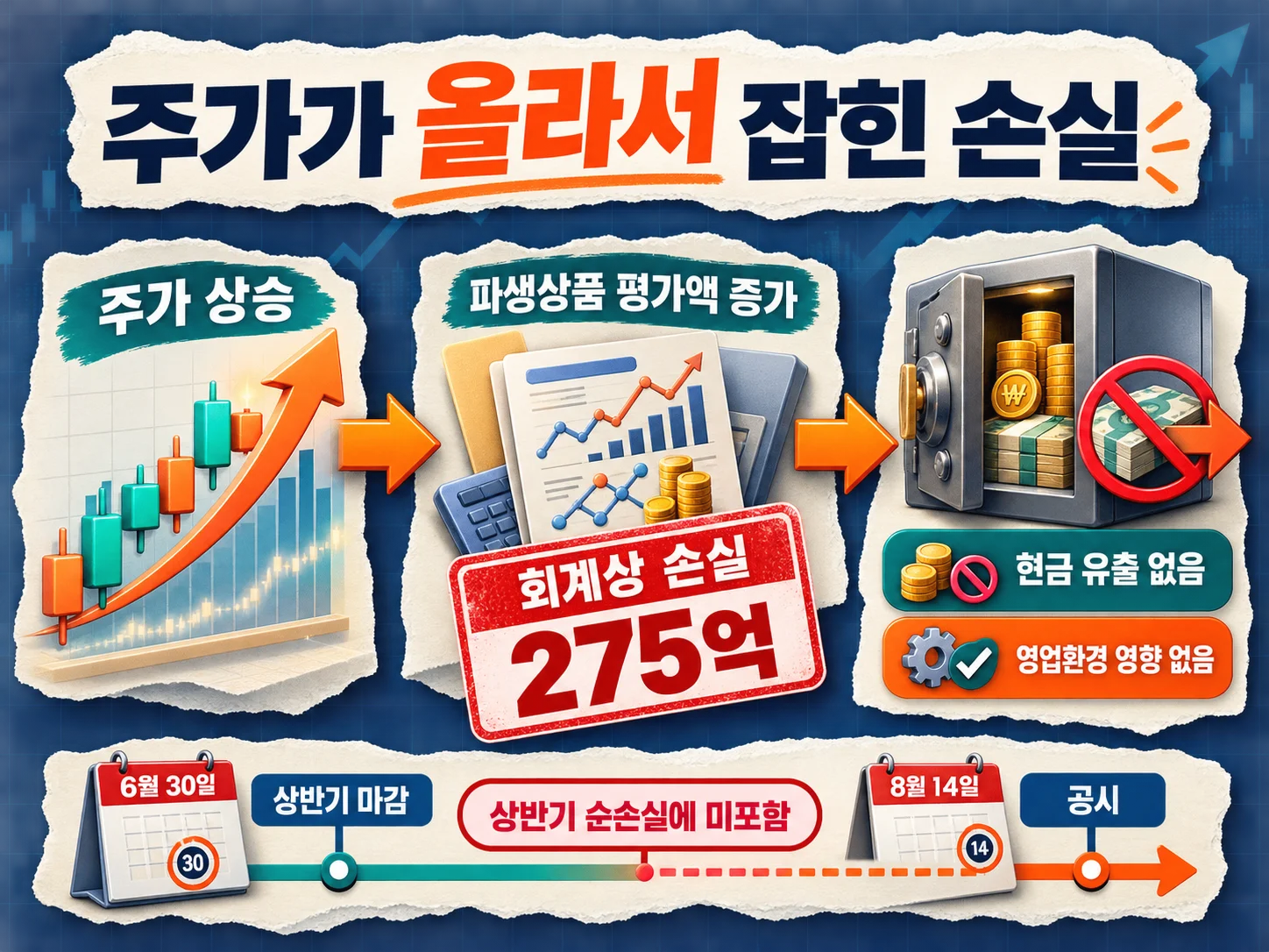 HLB 파생상품거래손실 275억원 공시의 회계상 손실 의미