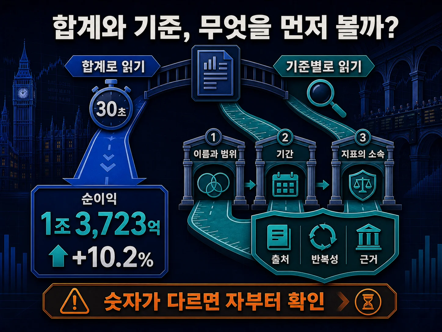 삼성화재 실적표를 합계와 기준으로 나눠 읽는 방법